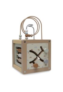 Jollein Multiaktivitetskub i Trä 15x15x15cm Farm