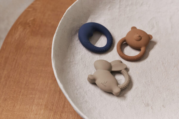 Jollein Bitleksak gummi Teddy Bear Biscuit - Bild 3