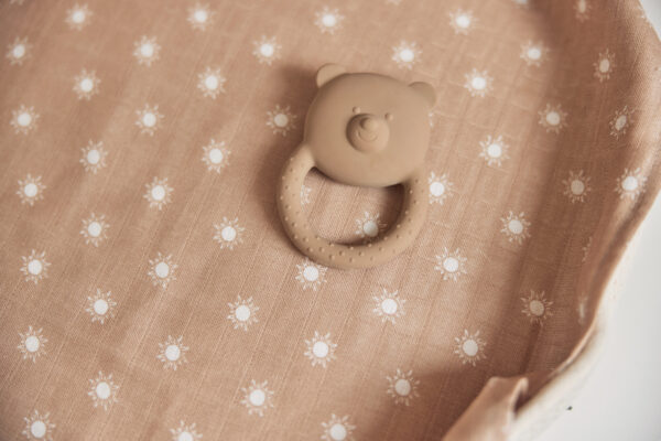 Jollein Bitleksak gummi Teddy Bear Biscuit - Bild 5