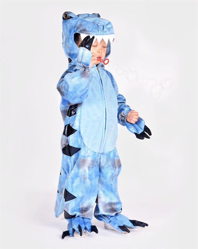 Dinosaurie T-Rex Jumpsuit Maskeraddräkt 4-5 år för barn