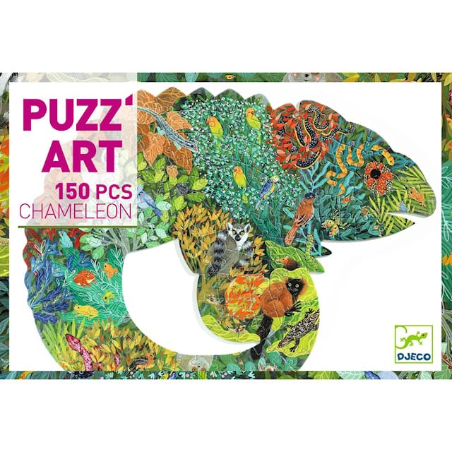 Djeco Pussel Art Chameleon 150-bitar - Bild 2