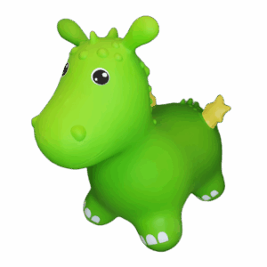 Gerardo Toys Hoppdjur Drake Grön