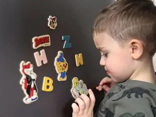 Bamse Magnetbokstäver Och Figurer - Bild 4