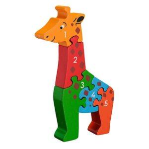Pusseldjur Giraff Siffror 1-5