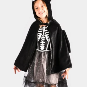 Fladdermuscape Svart 3-8 år