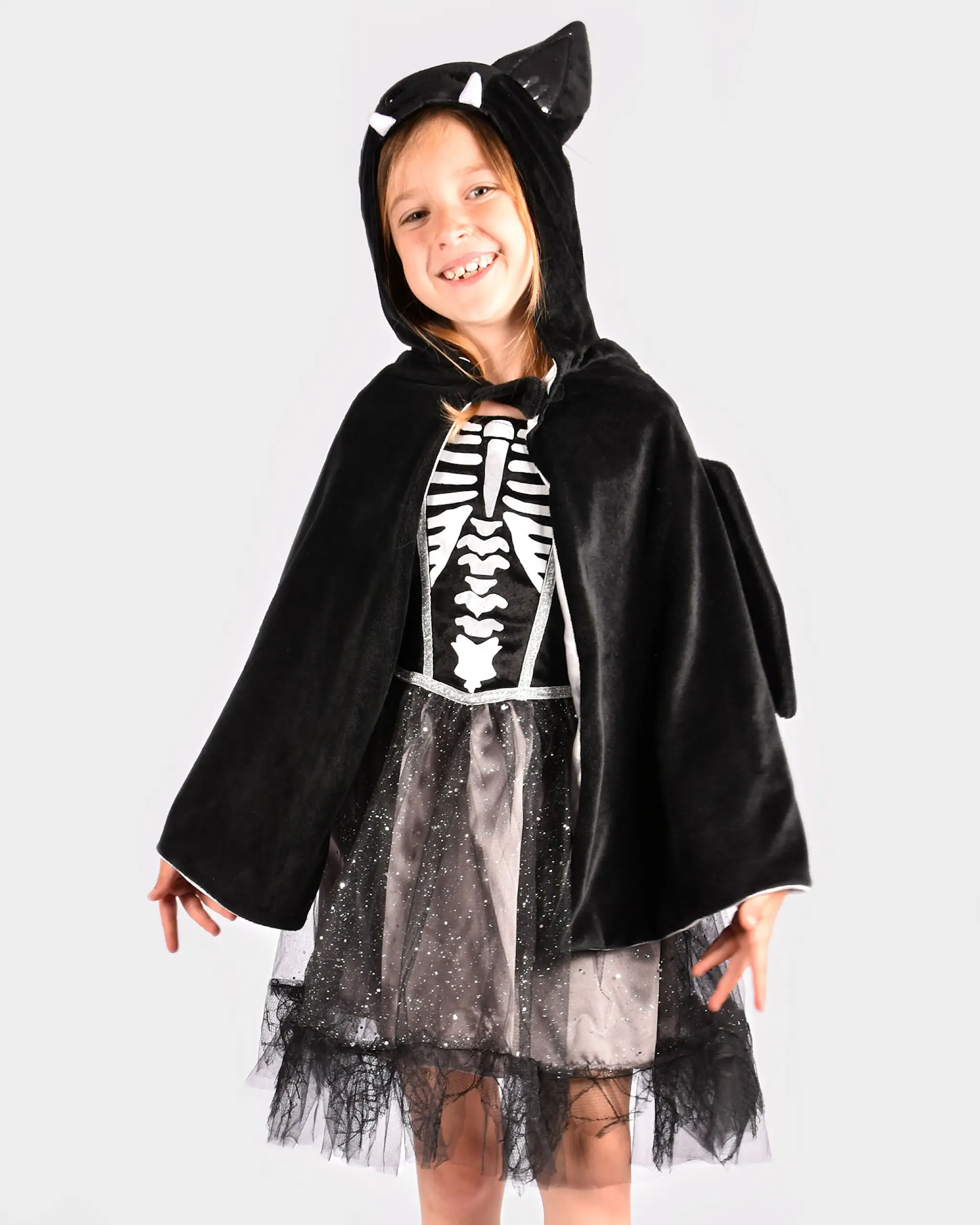 Fladdermuscape Svart 3-8 år