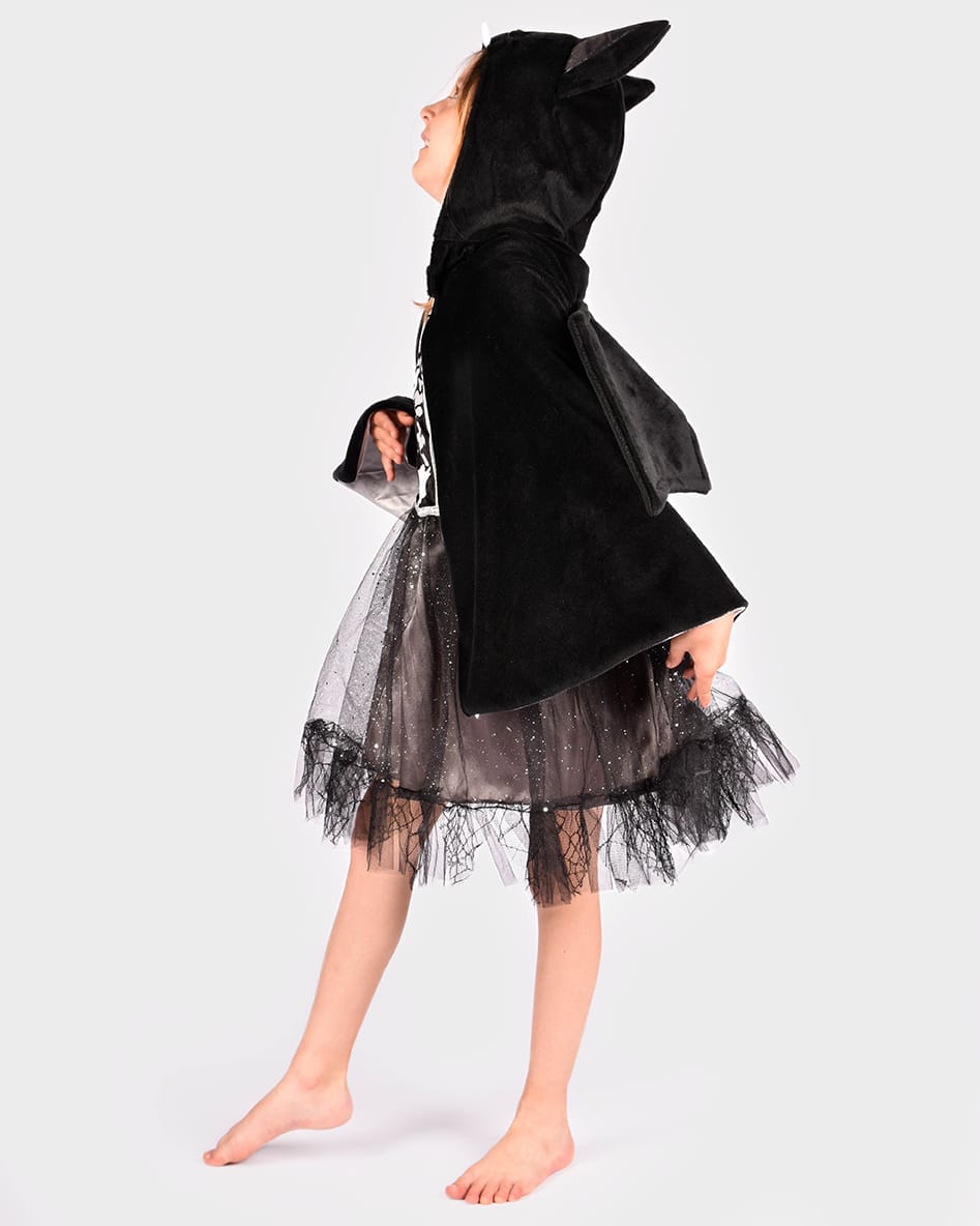 Fladdermuscape Svart 3-8 år - Bild 3