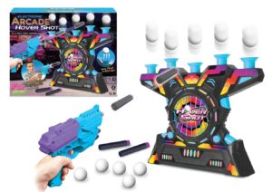 Elektroniskt Hover Shot spel i Neon Series med svävande bollar – roligt skjutspel för barn och familj.