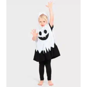 Mini Cape Spöke Vit 1-4 år