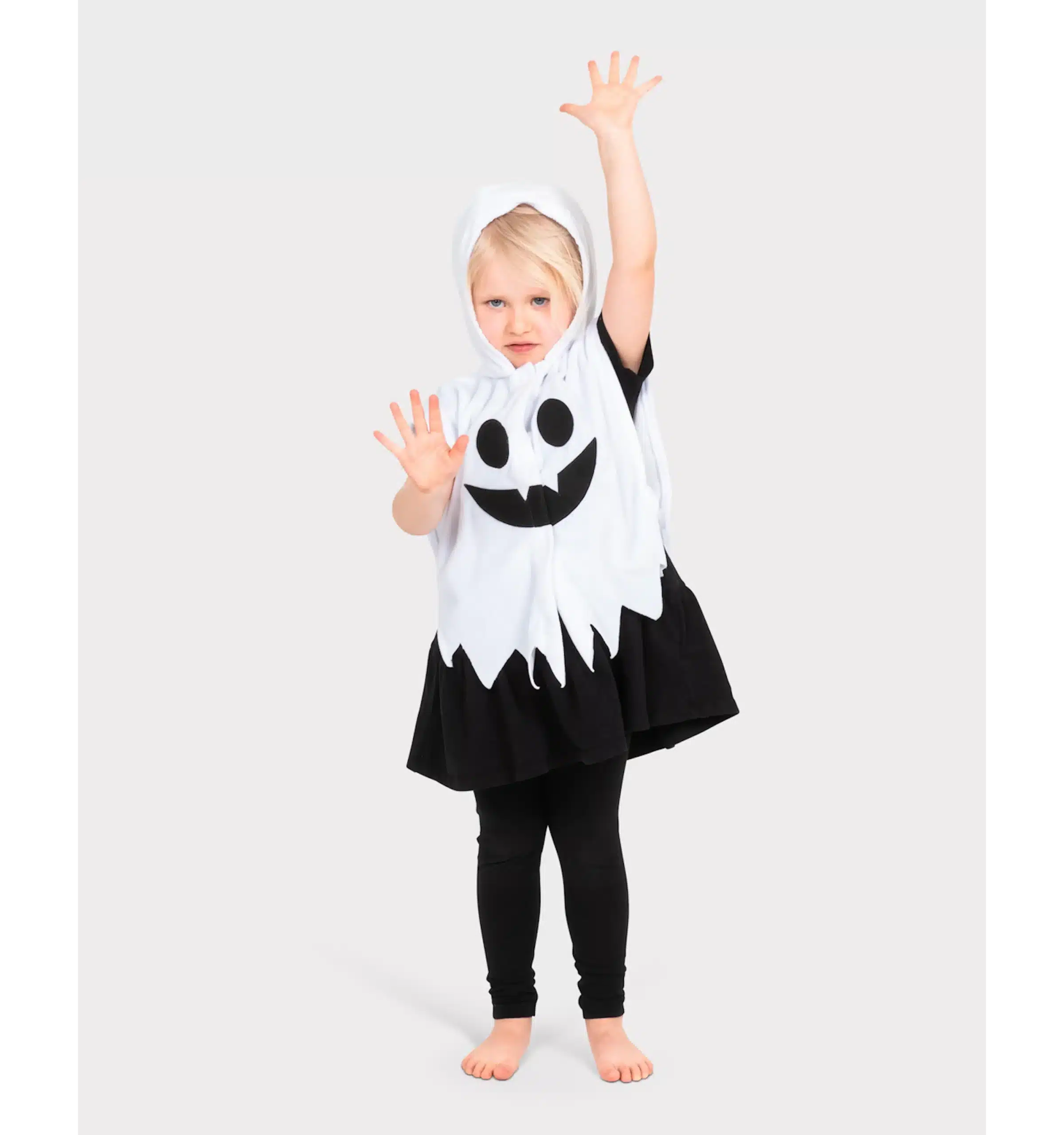 Mini Cape Spöke Vit 1-4 år