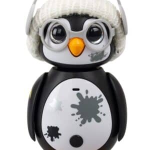 Silverlit Rescue Mini Pingvin Svart – söt interaktiv pingvin med ljus och ljud för barn.