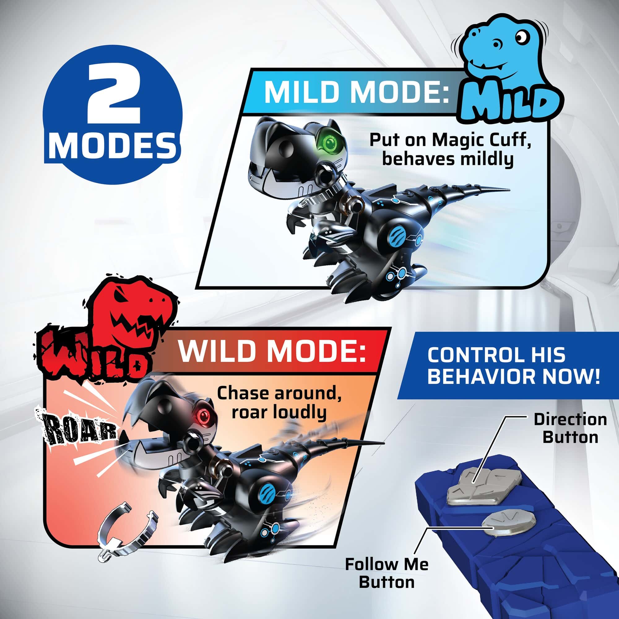 Silverlit Train my dino 2 - Radiostyrd Dinosaurie - Bild 11