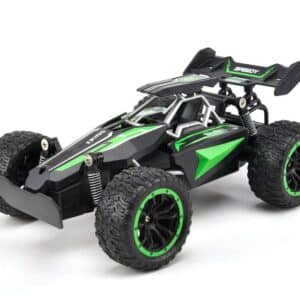 Rapid Dash radiostyrd bil i skala 1:18 – snabb, robust och perfekt för fartfylld lek för barn.