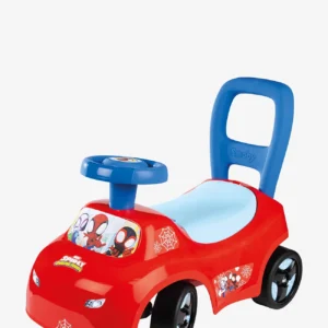 Marvel Spidey lära-gå-bil i färgglada färger med ljud och förvaring – perfekt för små barn som lär sig gå.