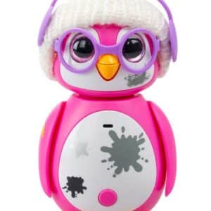 Silverlit Rescue Mini Pingvin Rosa – söt interaktiv pingvin med ljus och ljud för barn.