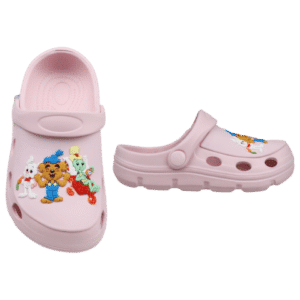 Vincent Bamse sandaler foppa-tofflor rosa för barn