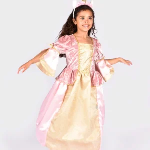 Prinsessklänning Royal Rosa 4-6 år i rosa färg för barn