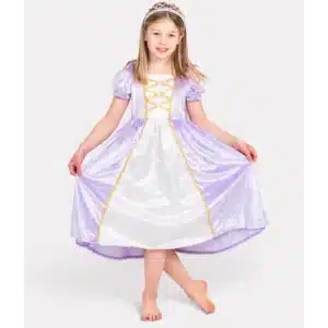Prinsessklänning Velvet Lila 2-4 år i lila sammet