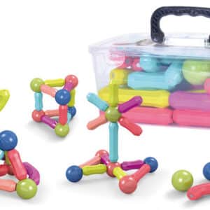 Magnetic Byggklossar 36 delar i förvaringslåda