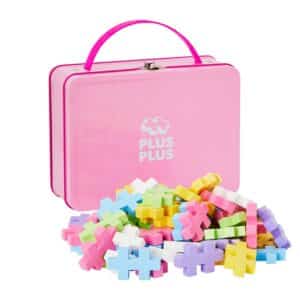 Plus-Plus BIG Suitcase Pastel Metal med 70 byggbitar