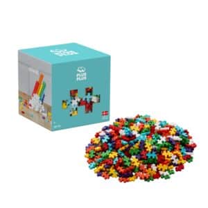 Plus-Plus Rainbow Mix 600 delar färgglatt byggset