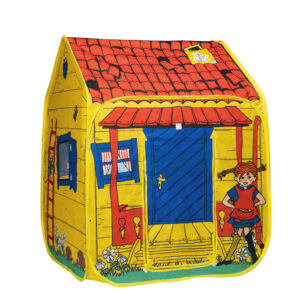 Pippi Lektält Pop-Up för barn med färgglatt Pippi-motiv.