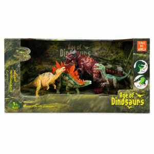 Dinosaurie lekset Jurassic Adventure 4-pack