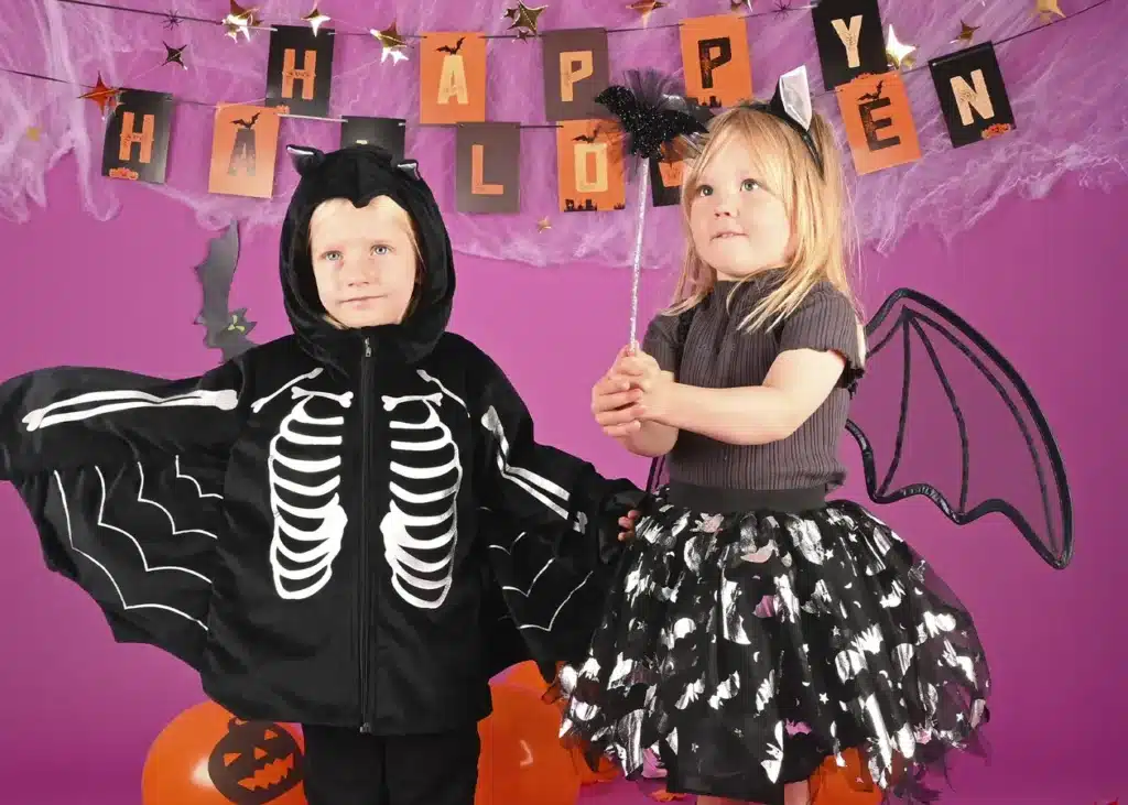 halloween för barn och familj